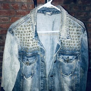 Free People Patchwork Jean Jacket